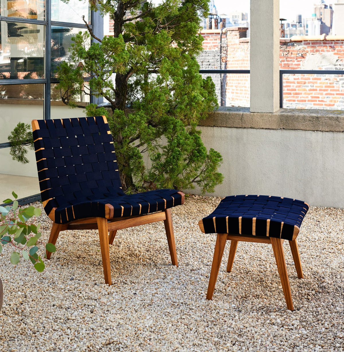 Knoll Jens Risom - Outdoor Lounge Chair