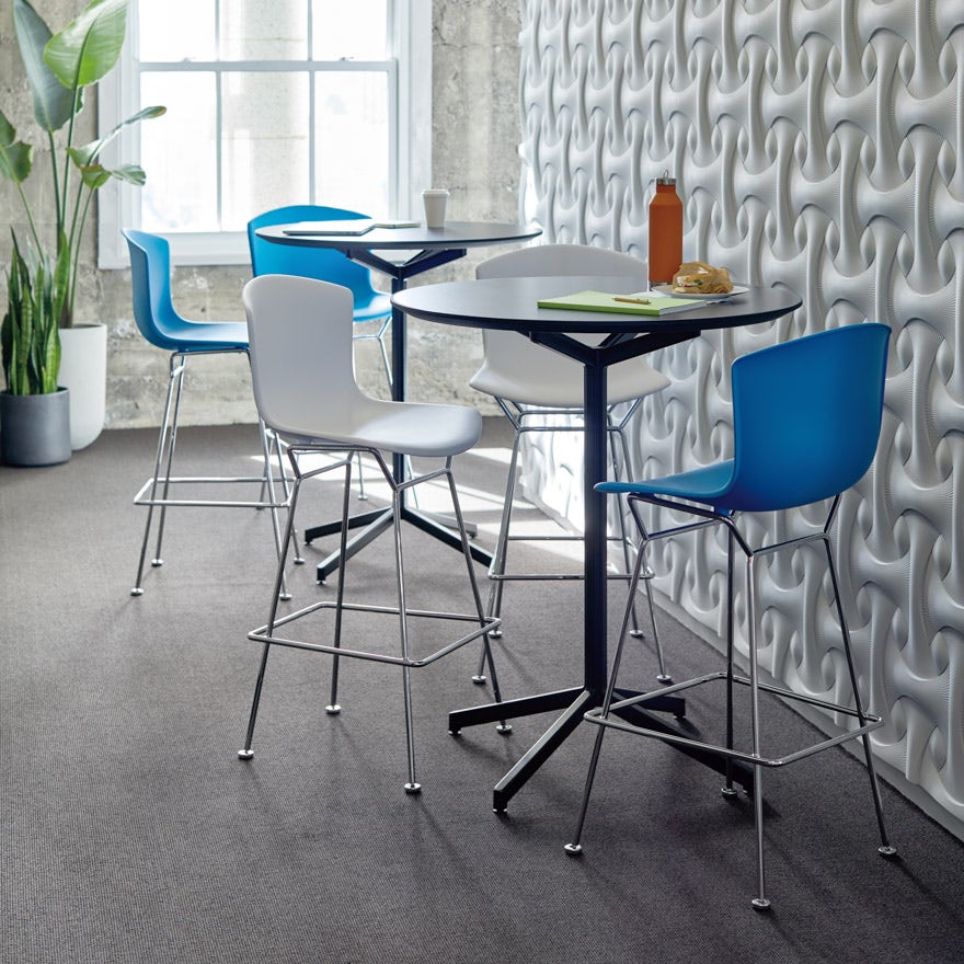 Knoll Harry Bertoia Molded Shell Barstool