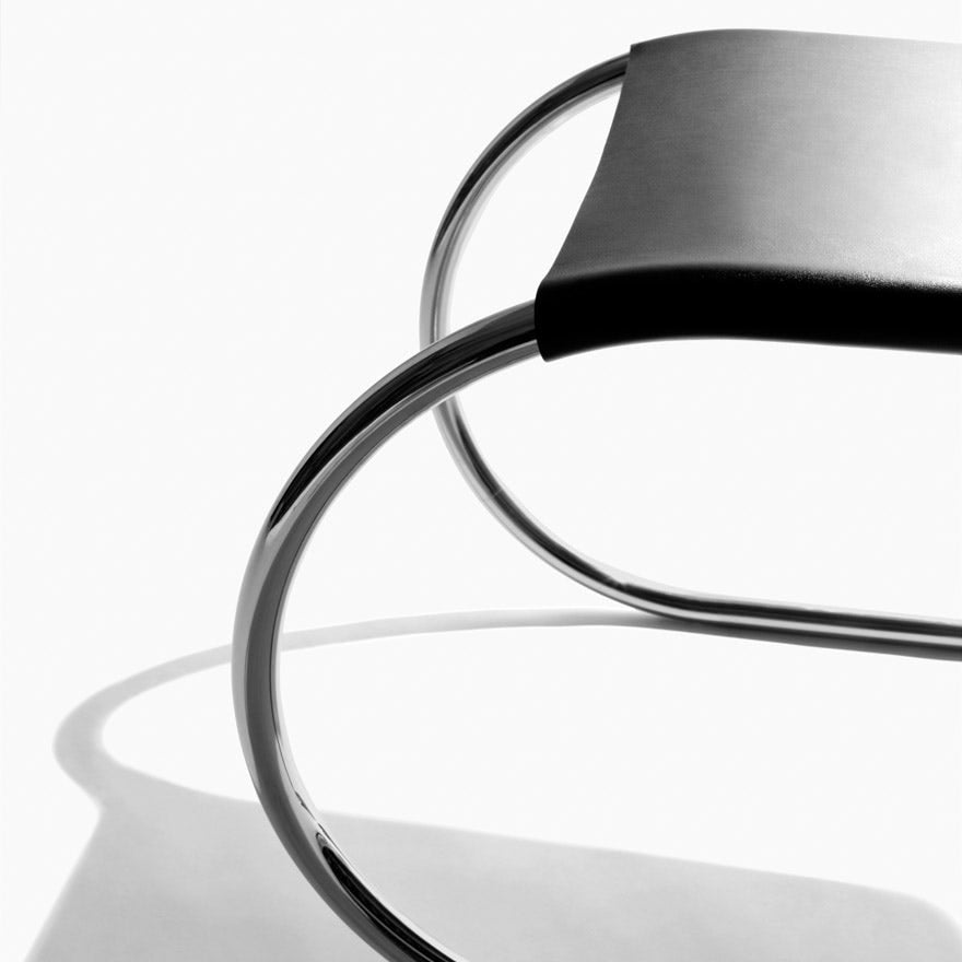 Knoll Ludwig Mies Van Der Rohe - MR Chair with Leather Sling Seat