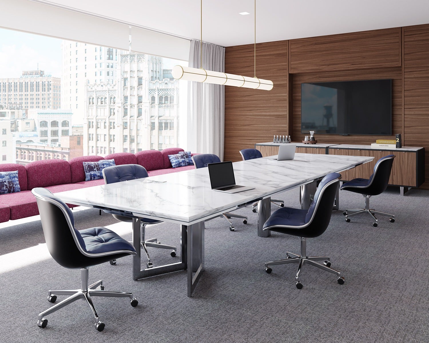 Knoll Charles Pollock - Executive Conference Chair with 5-Star Base