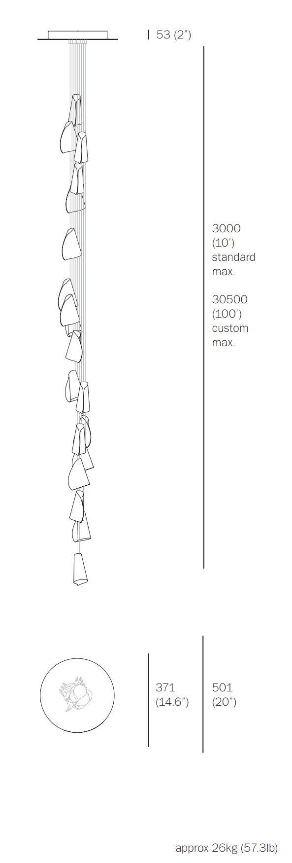 Bocci 21.19 Cluster Nineteen Pendant Light