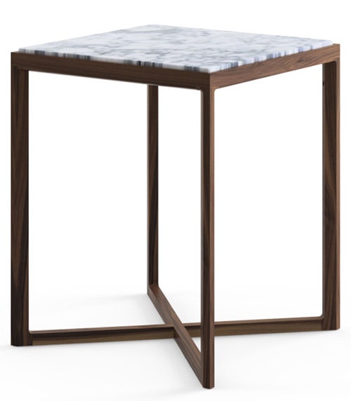 Knoll Marc Krusin Occasional Square Side Table - 18 inch, Medium Height