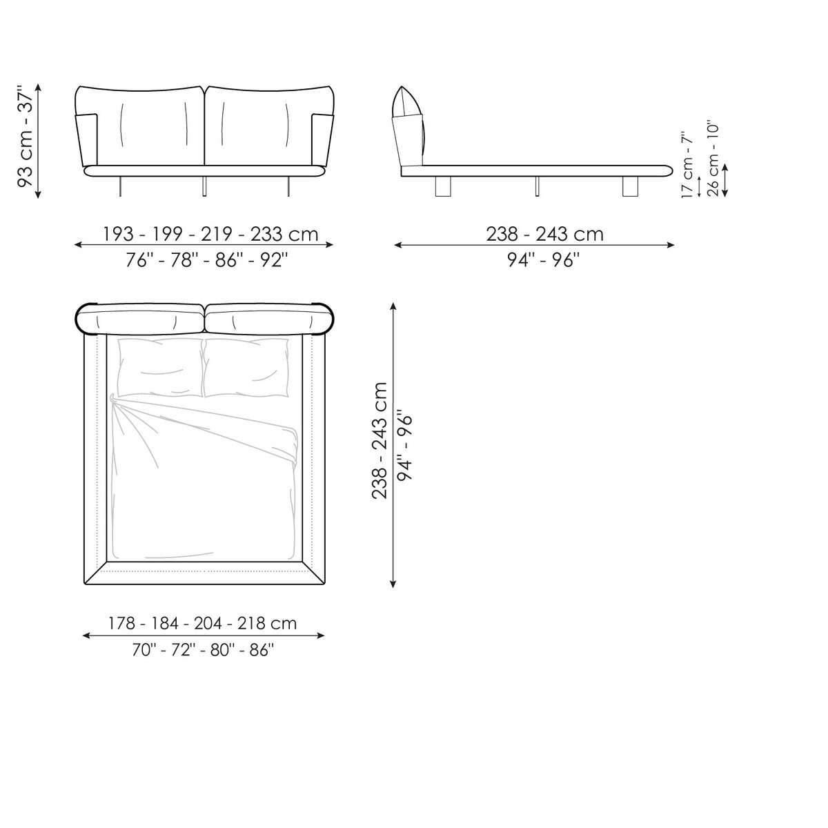 Blend bed