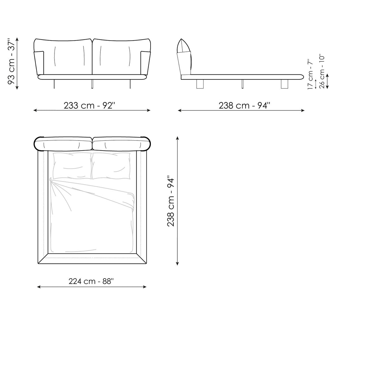 Blend bed