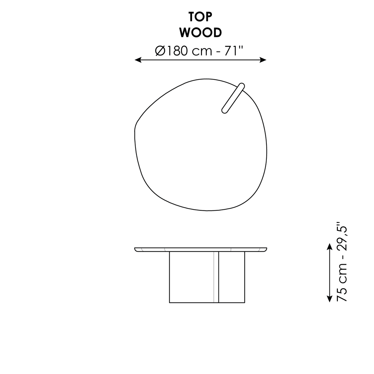 Flatiron table