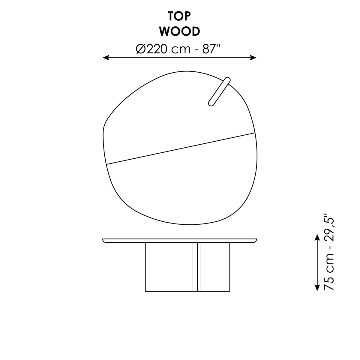 Flatiron table