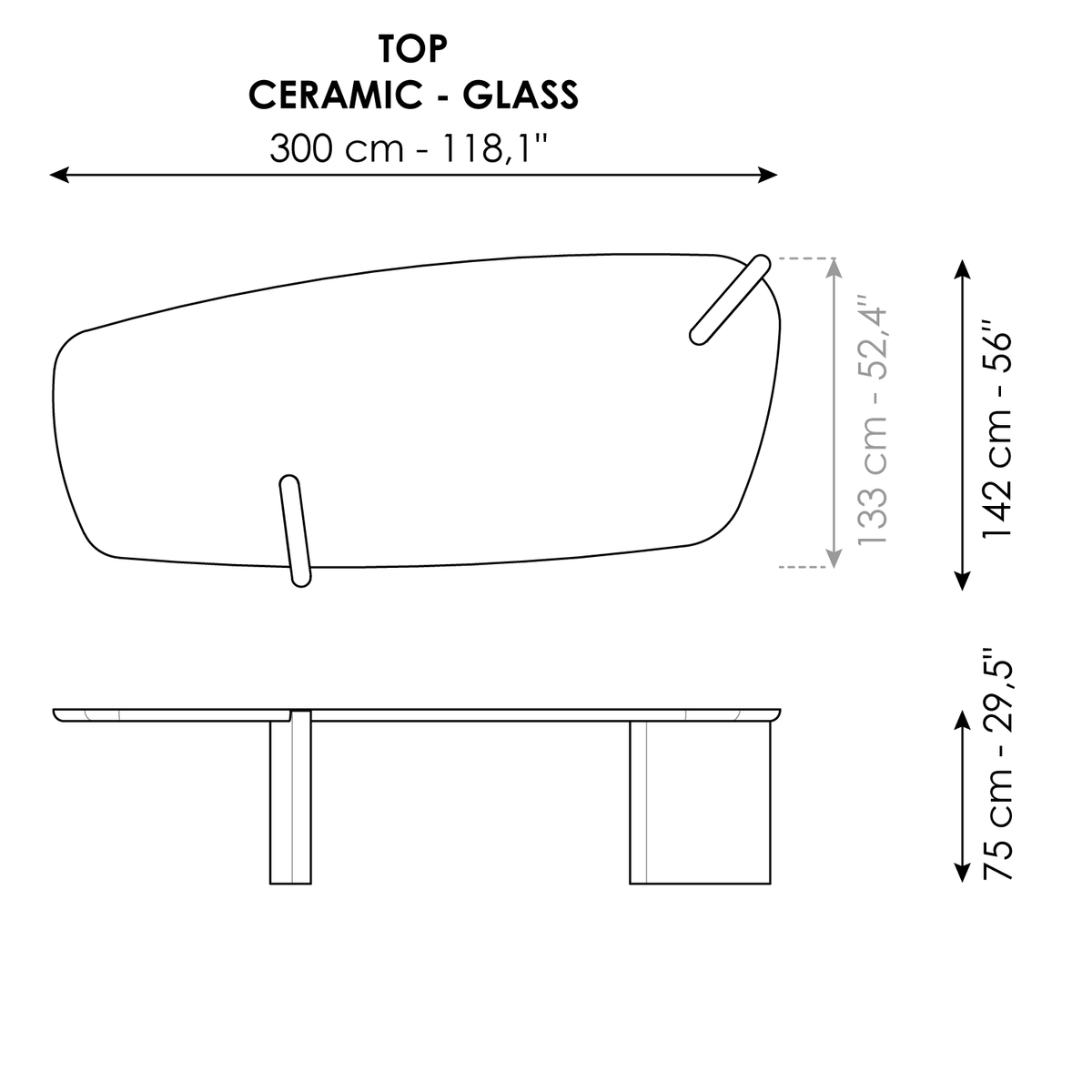 Flatiron table