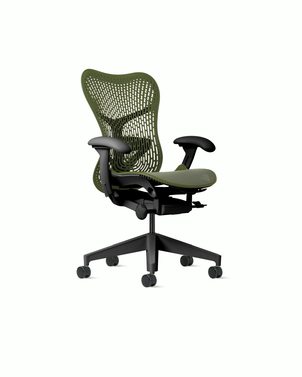 Herman Miller Mirra 2 Chair — Triflex Polymer Back / Olive / Graphite