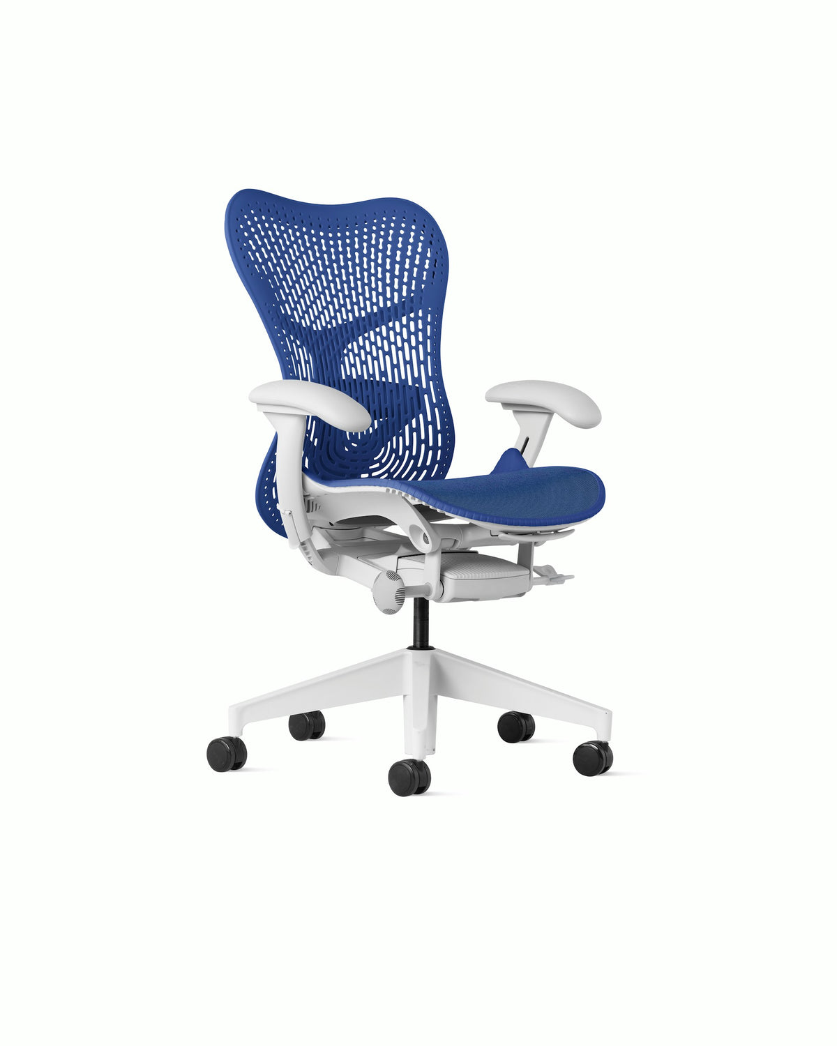 Herman Miller Mirra 2 Chair — Triflex Polymer Back / Ultramarine Blue / Alpine