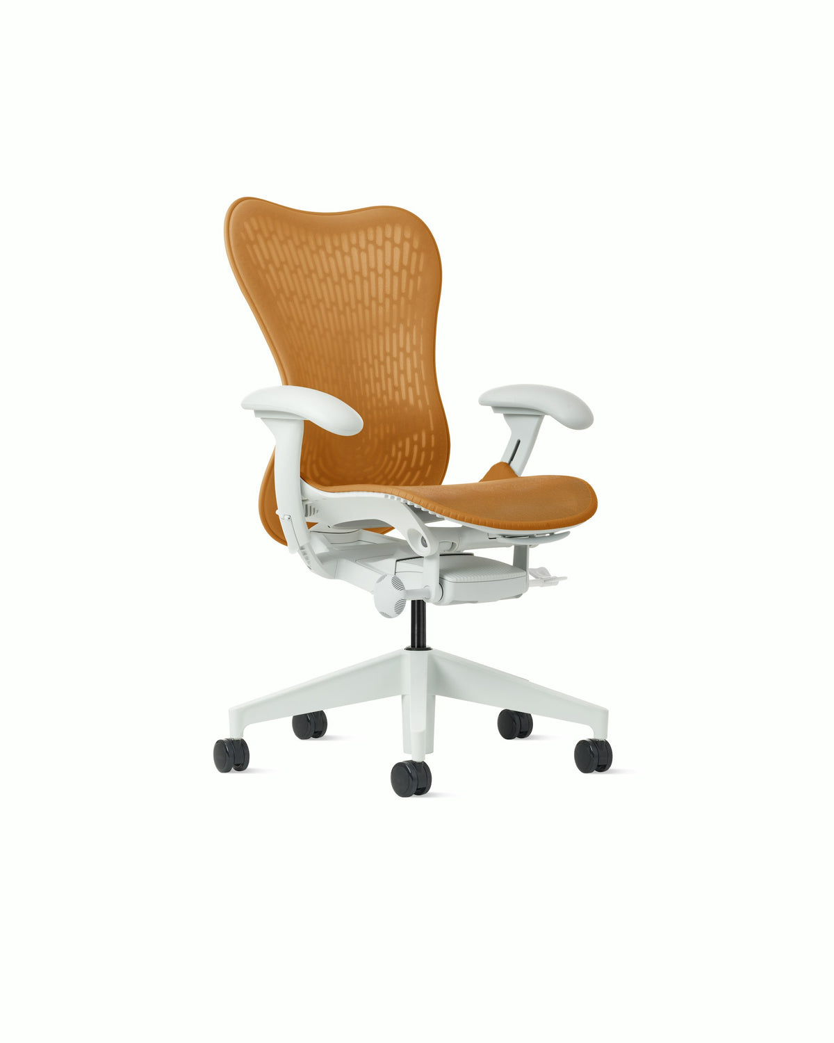 Herman Miller Mirra 2 Chair — Butterfly Suspension Back / Ochre / Alpine