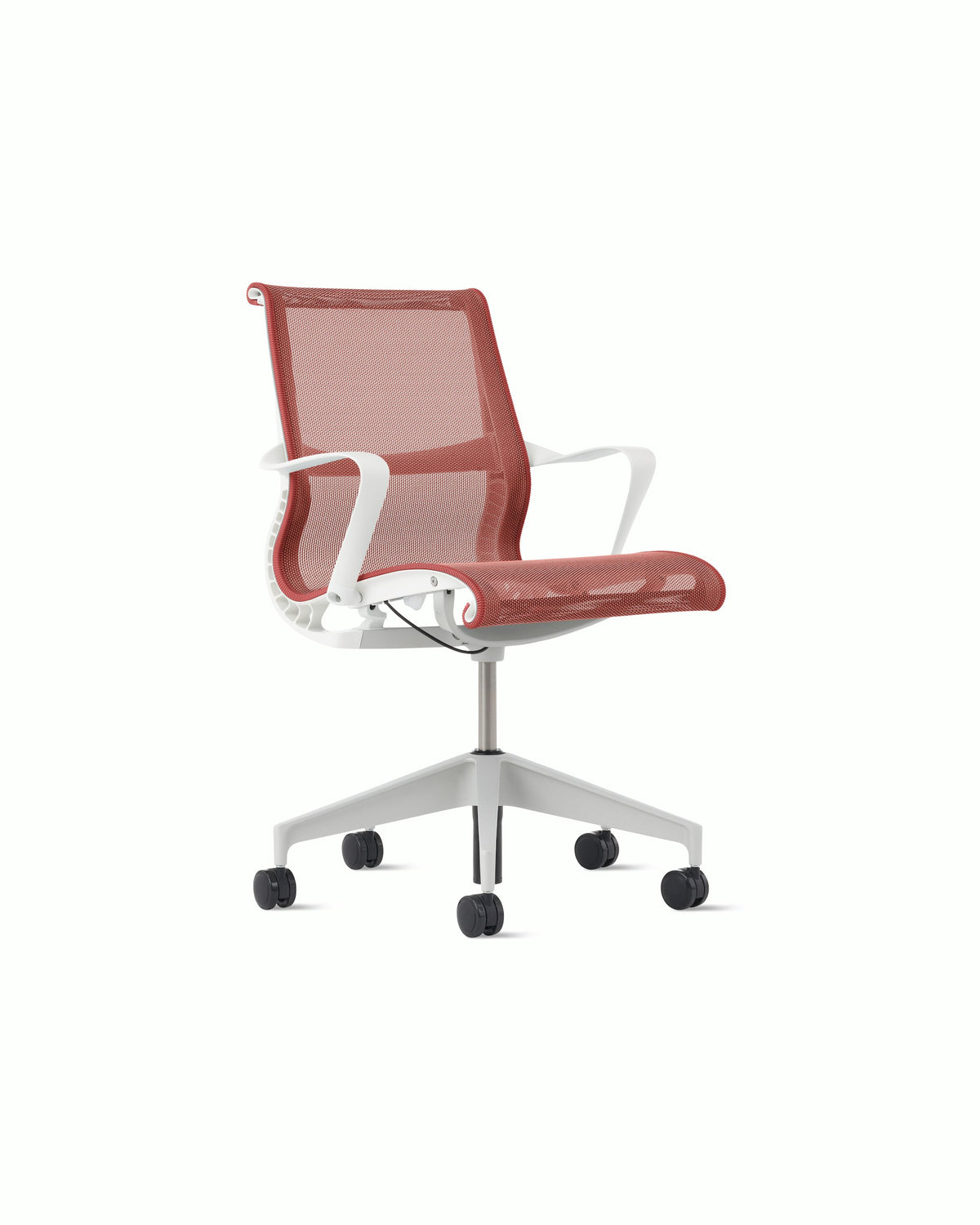 Herman Miller Setu® Multipurpose Chair — White & Canyon