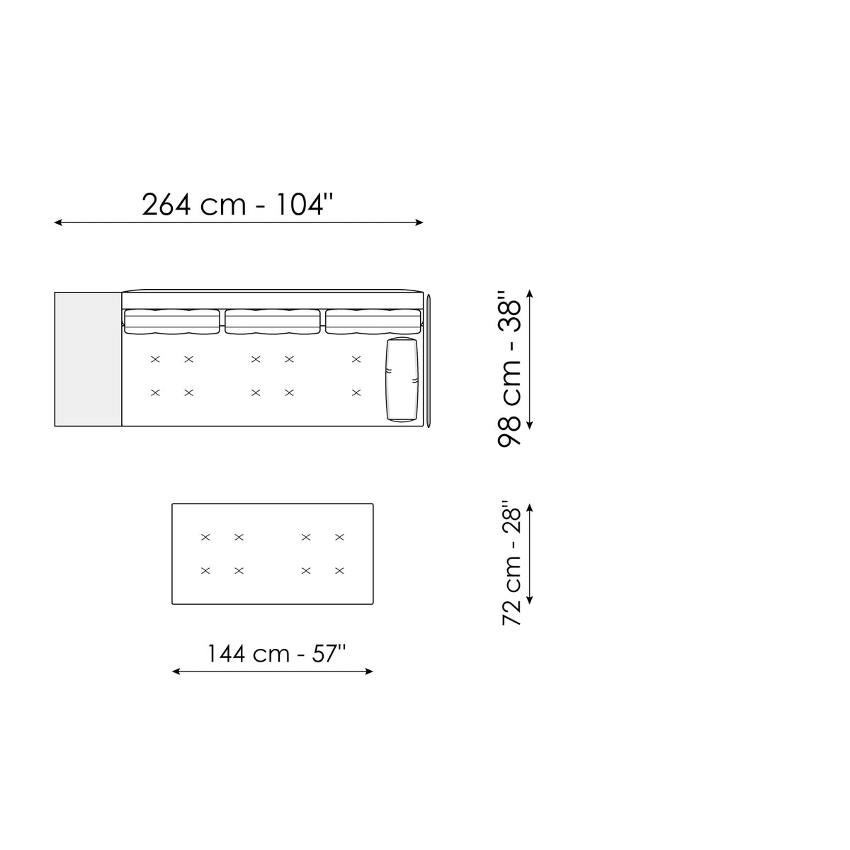 Bonaldo Maximilian - COMPOSITION - size drawing