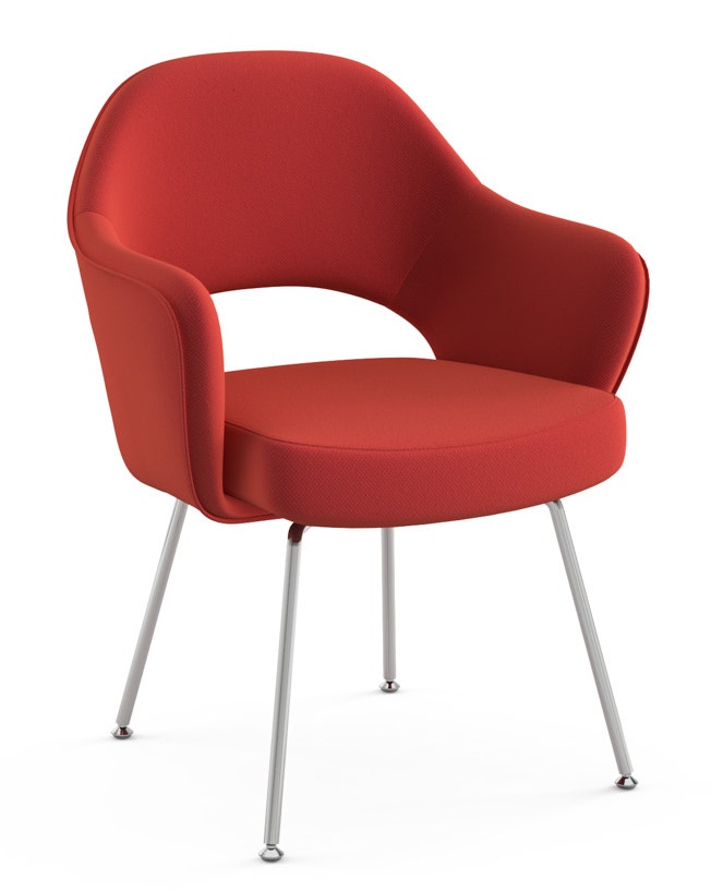 Knoll Saarinen - Executive Arm Chair with Tubular Legs