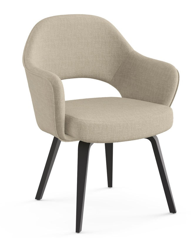Knoll Saarinen - Executive Arm Chair with Wood Legs