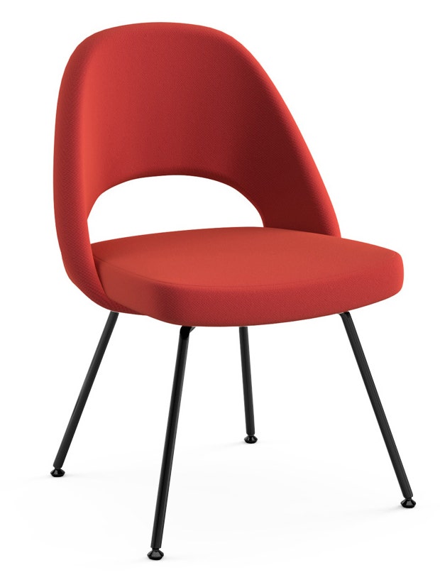 Knoll Saarinen - Executive Armless Chair with Tubular Legs