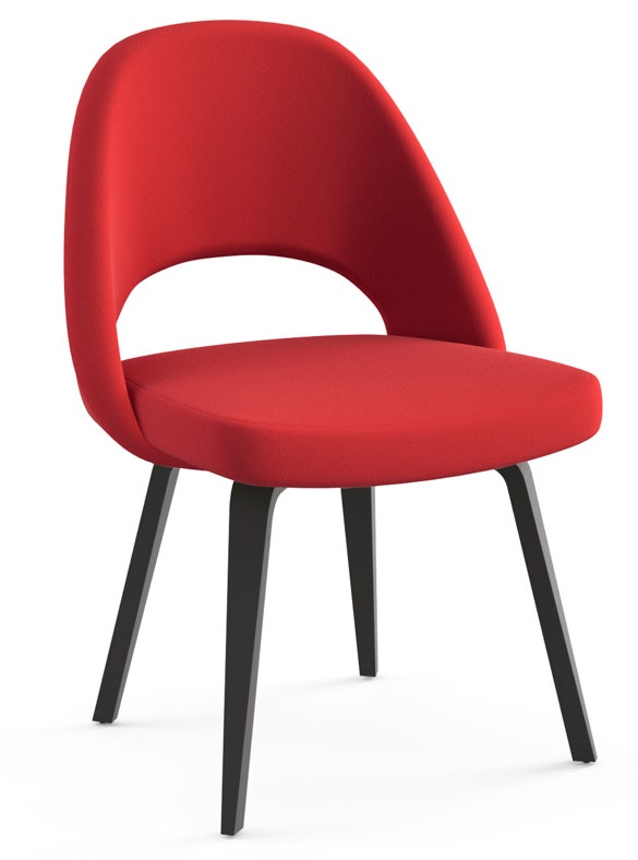 Knoll Saarinen - Executive Armless Chair with Wood Legs