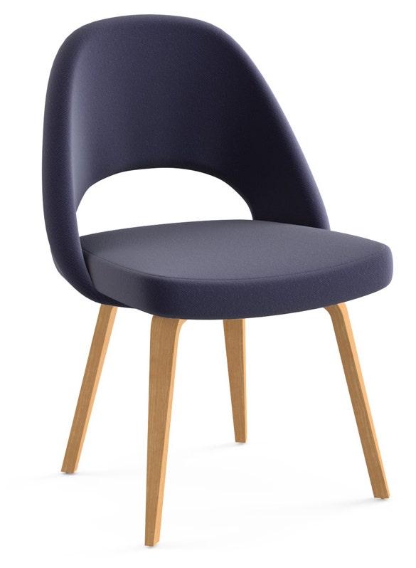 Knoll Saarinen - Executive Armless Chair with Wood Legs