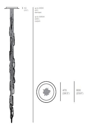 Bocci 87.37 Cluster Thirty Seven Pendant Light