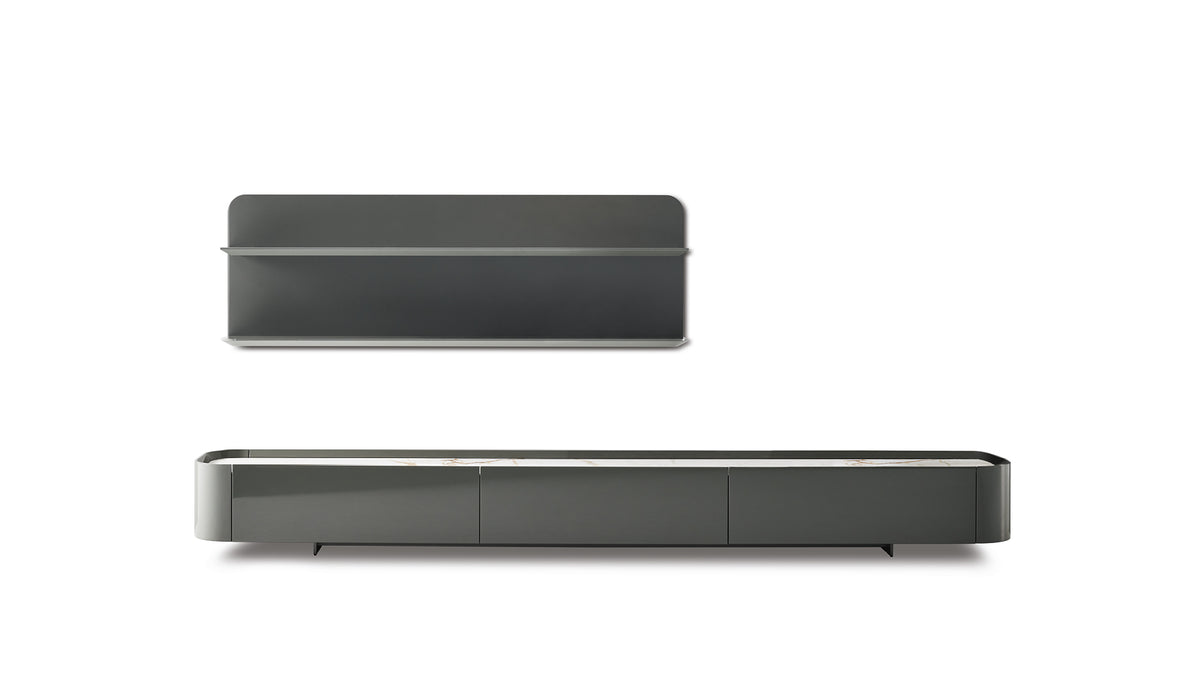 Arragan TV stand and Arragan shelf