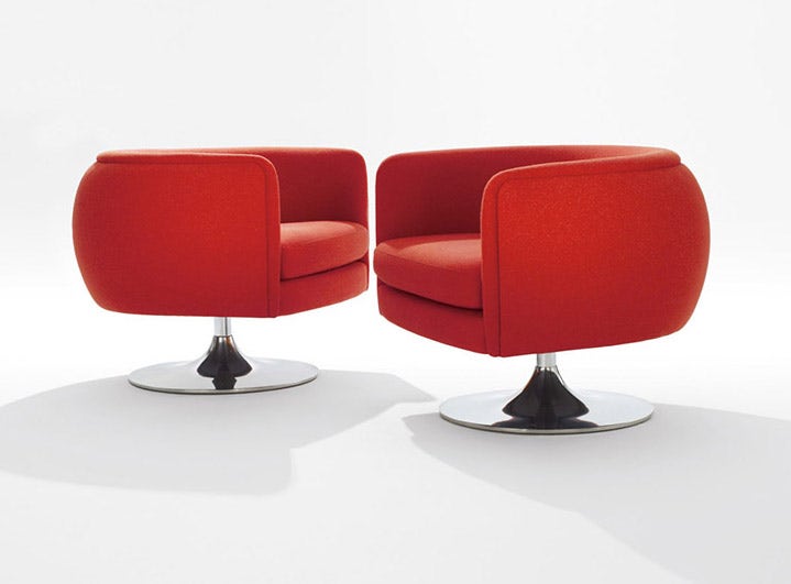 Knoll Joseph Paul D'Urso - Swivel Lounge Chair