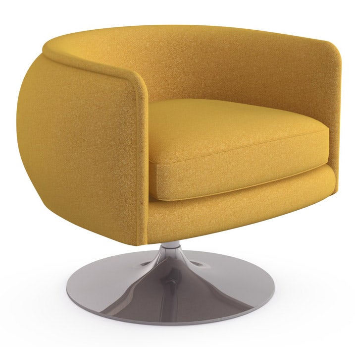 Knoll Joseph Paul D'Urso - Swivel Lounge Chair