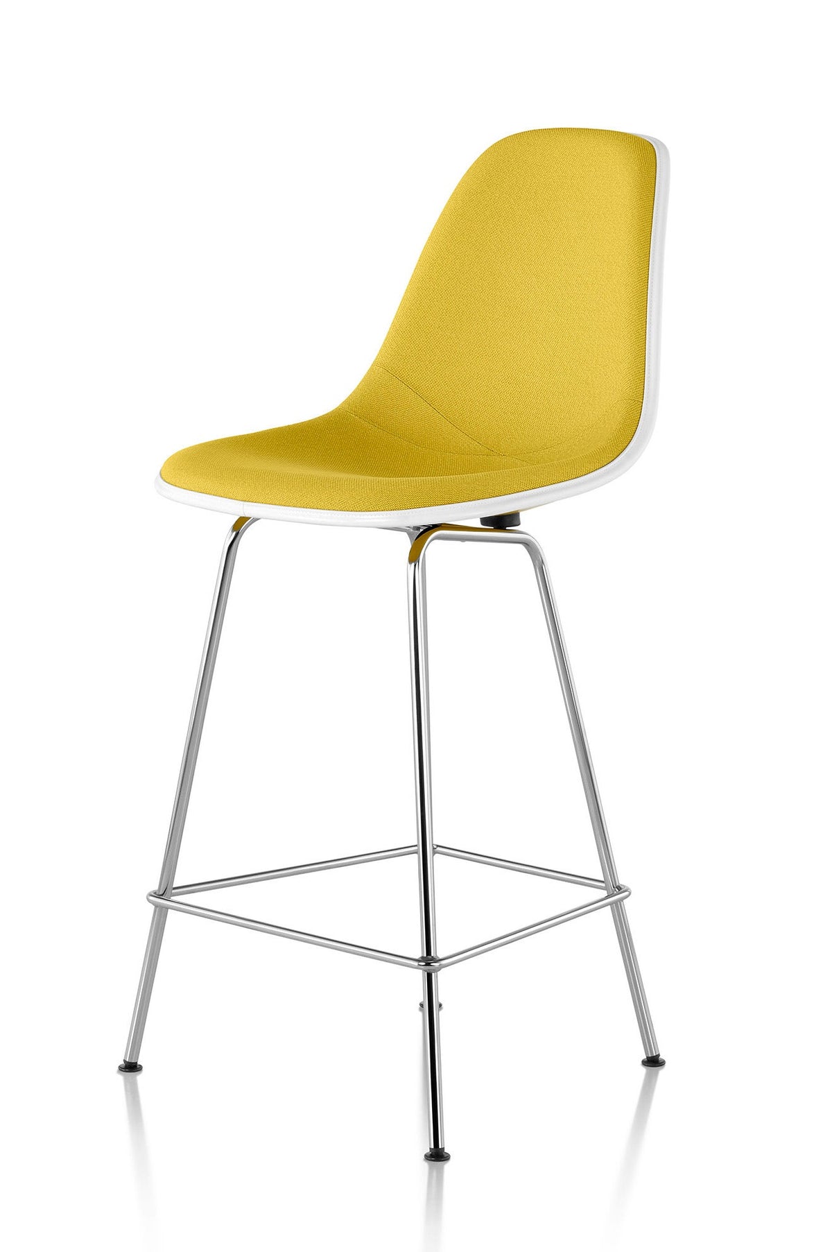 Herman Miller Eames® Molded Fiberglass Stool - Upholstered (On Production Hold)