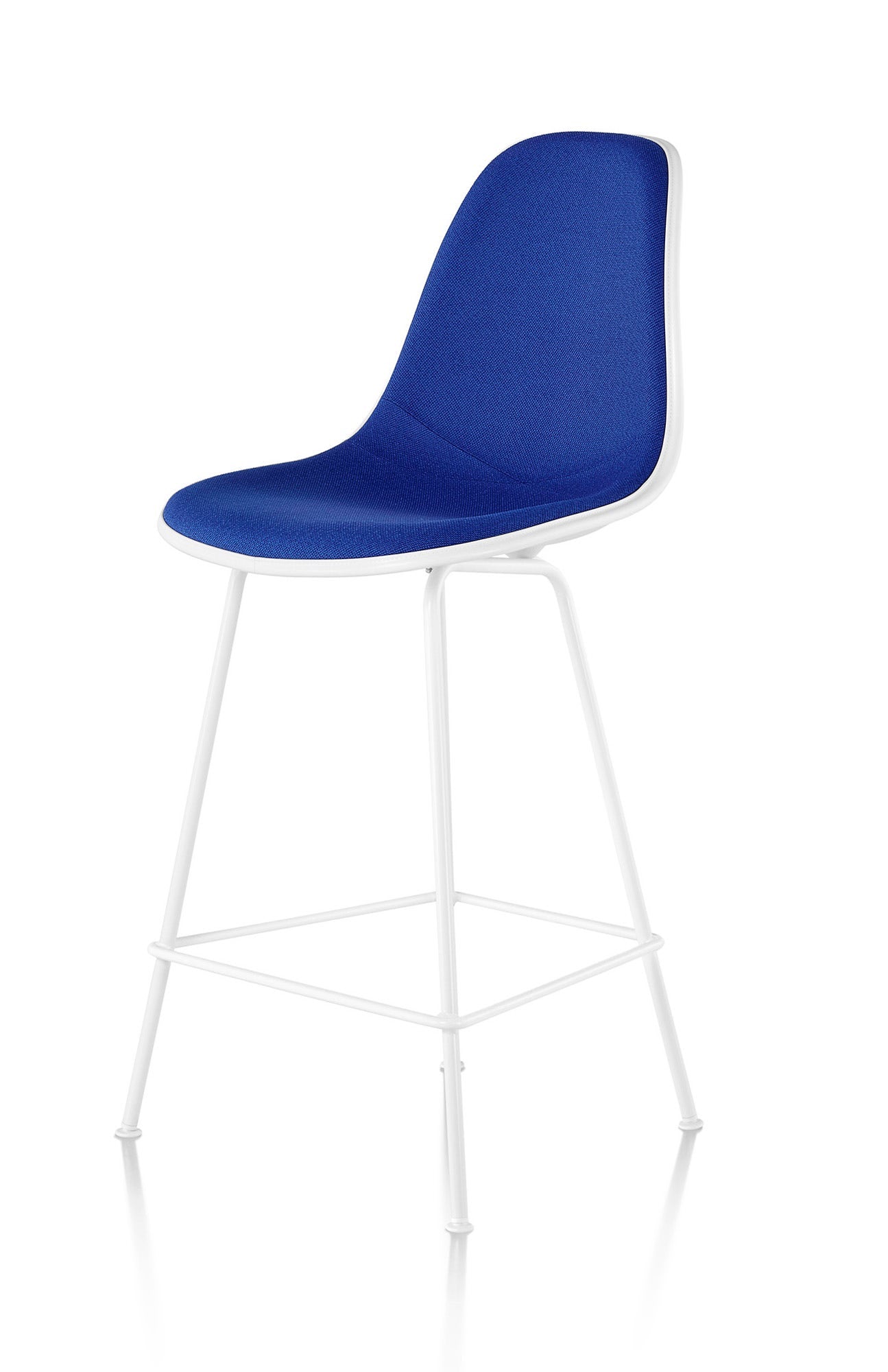 Herman Miller Eames® Molded Plastic Stool - Upholstered