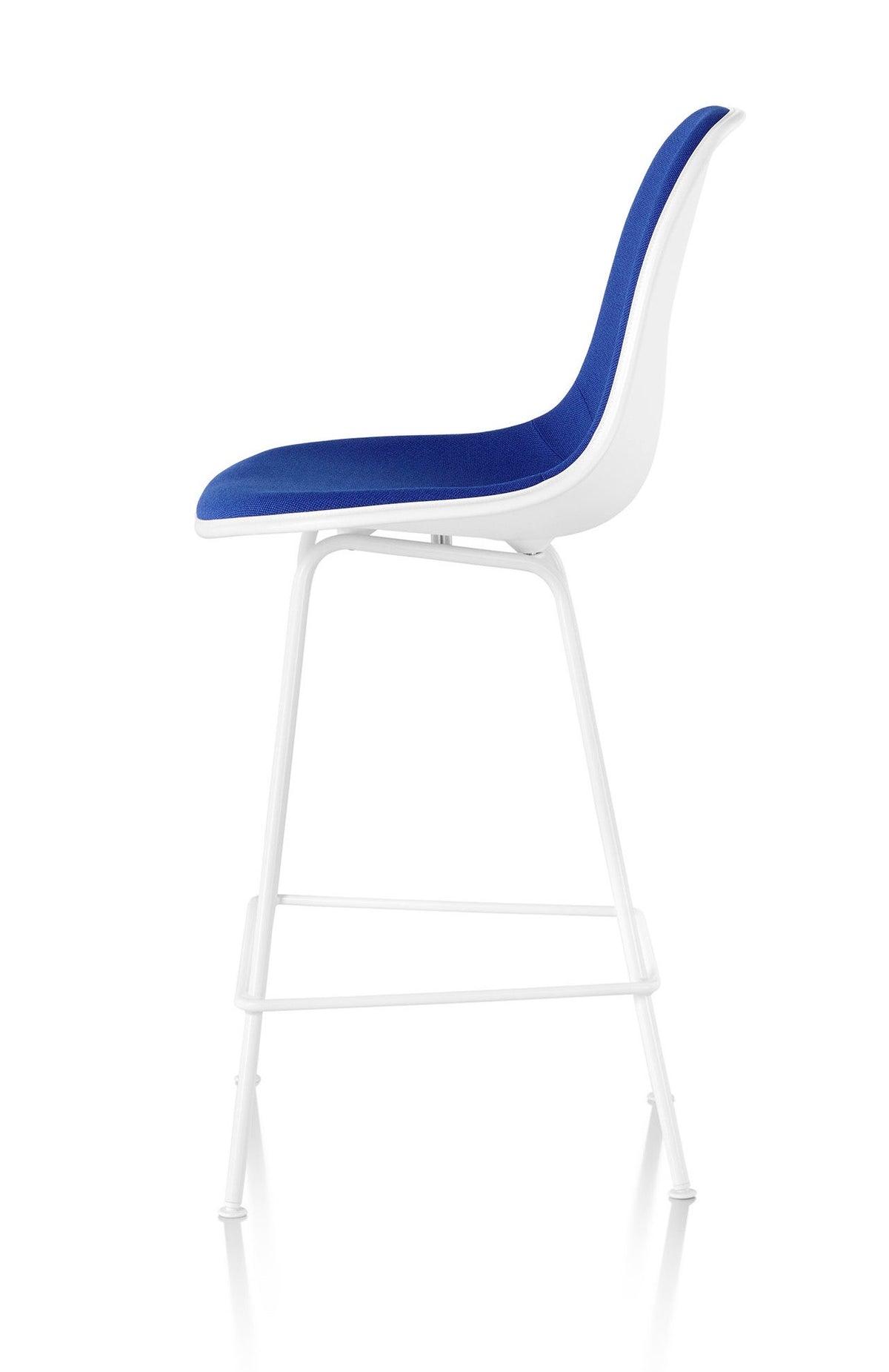 Herman Miller Eames® Molded Plastic Stool - Upholstered