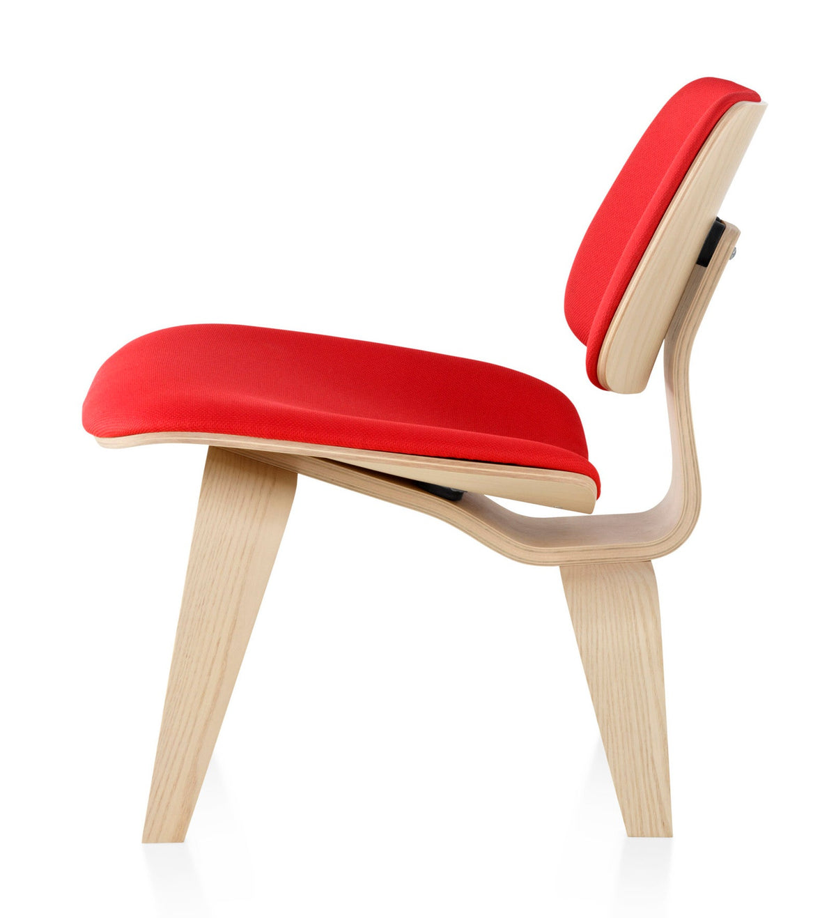 Herman Miller Eames® Molded Plywood Upholstered Lounge Chair - Wood Legs (LCW)
