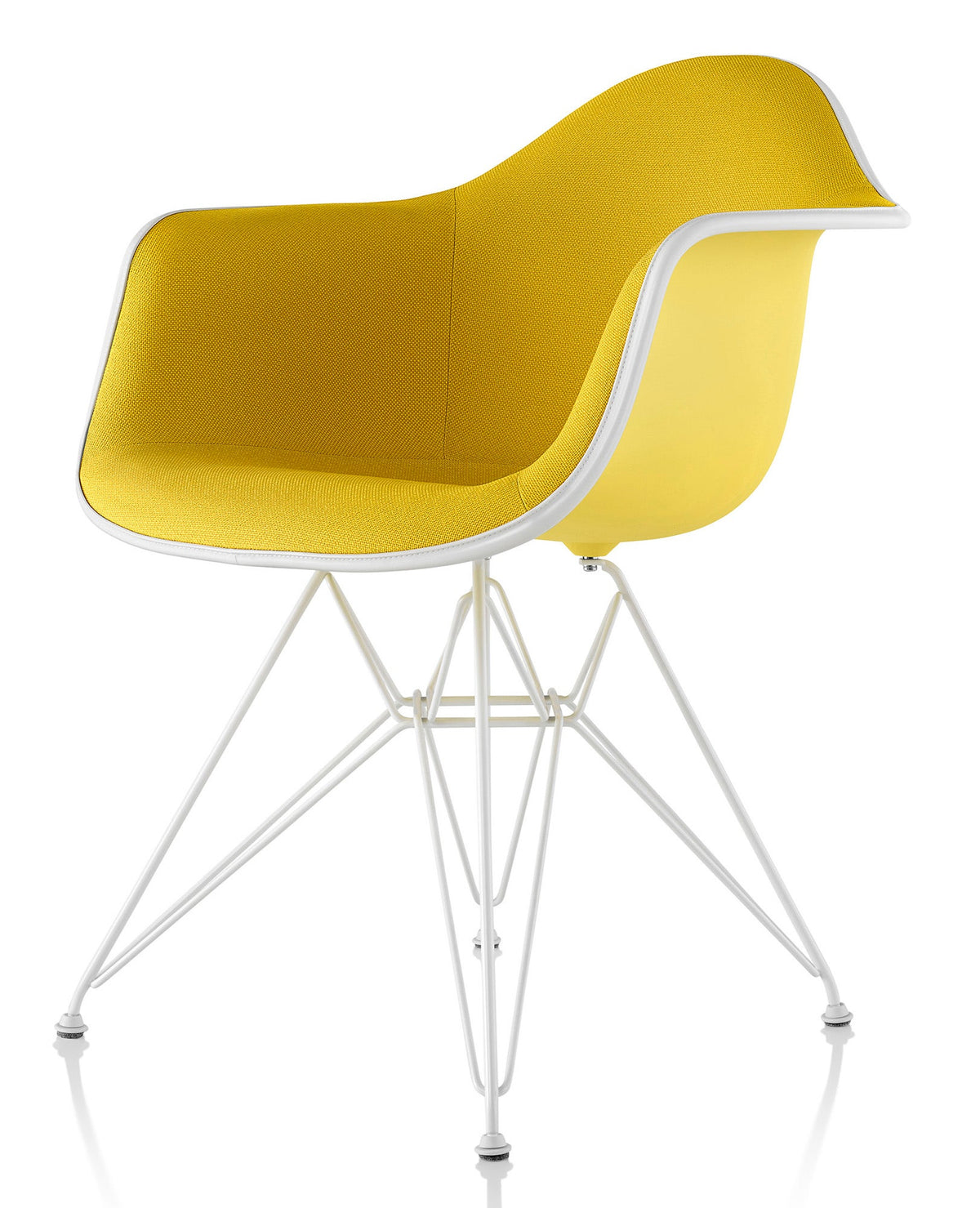 Herman Miller Eames® Molded Plastic Armchair - Upholstered