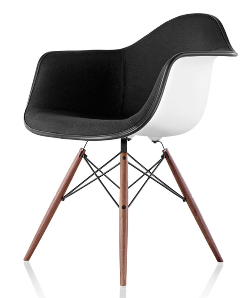 Herman Miller Eames® Molded Plastic Armchair - Upholstered