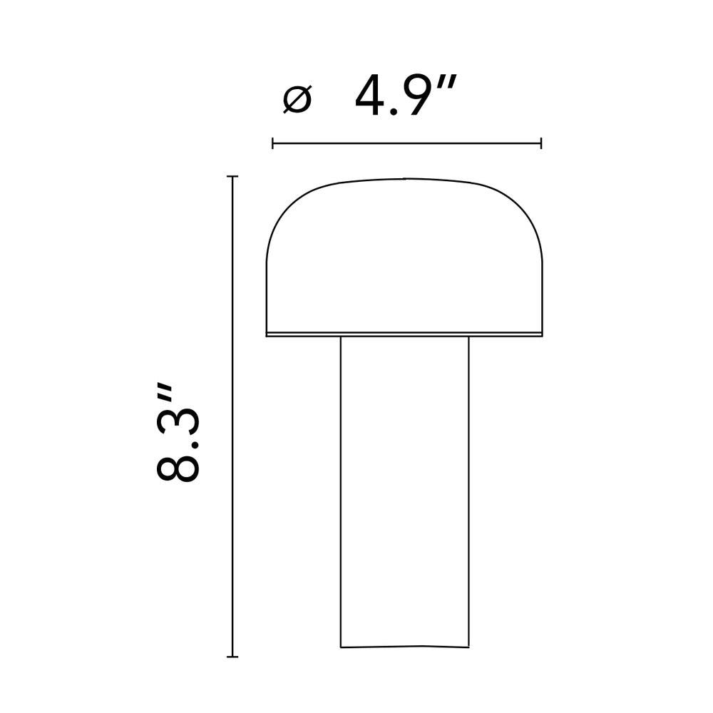 Flos Bellhop Matte Black Portable Table Lamp - Special Edition