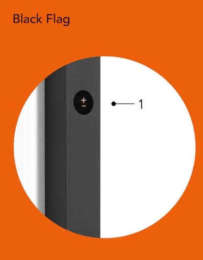 Flos Black Flag Wall Lamp