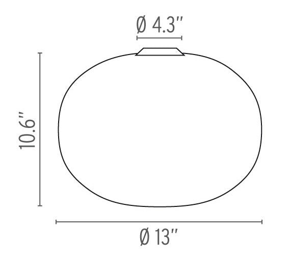 Flos Glo-Ball Ceiling Lamp