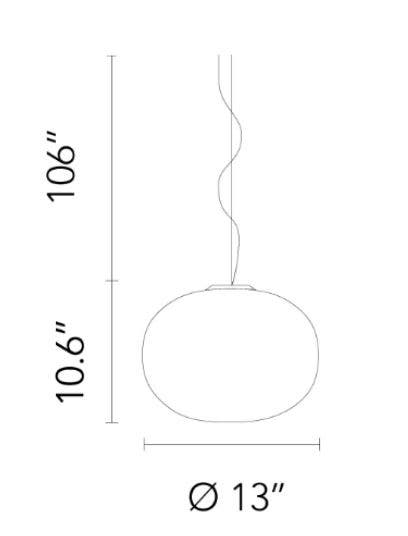 Flos Glo-Ball Suspension Lamp