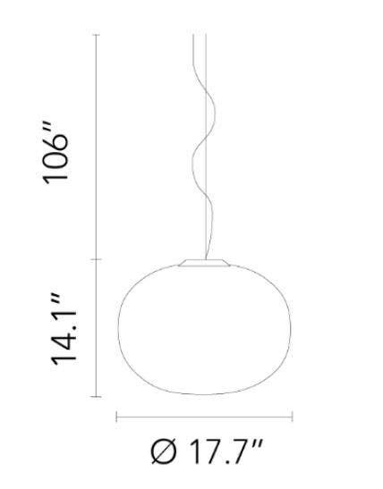 Flos Glo-Ball Suspension Lamp
