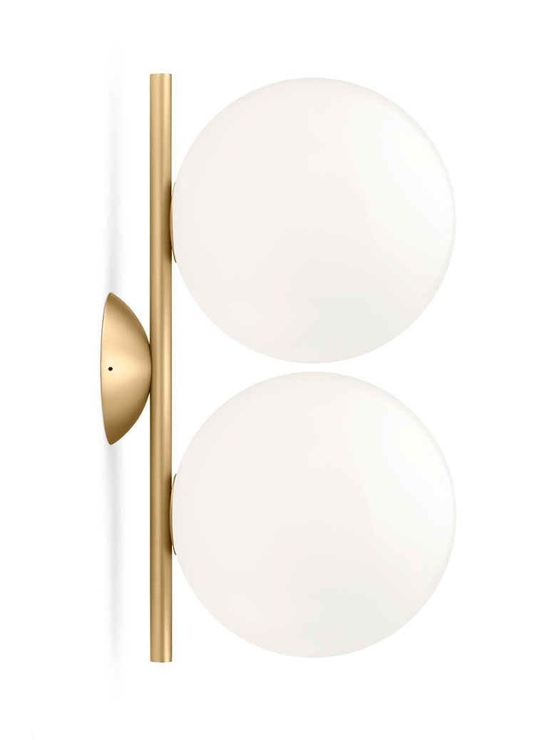 Flos IC Lights Wall/Ceiling Double Lamp