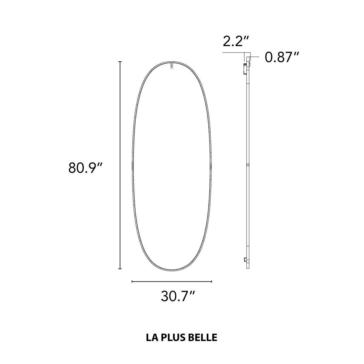 Flos La Plus Belle Mirror Wall Lamp