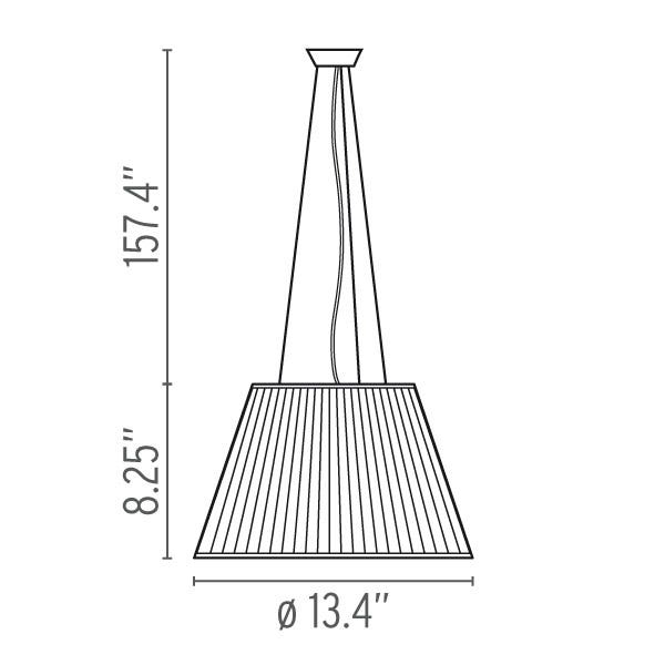 Flos Romeo Moon Suspension Lamp