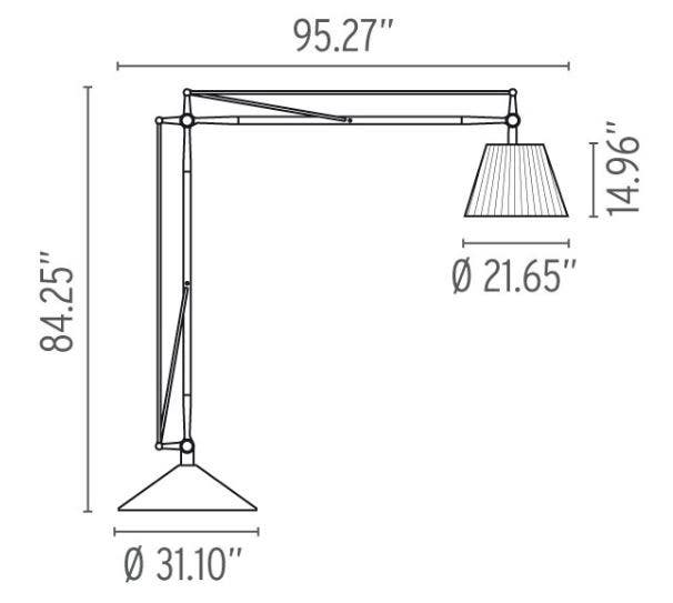 Flos Superarchimoon Floor Lamp