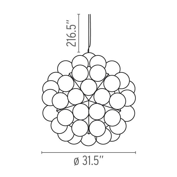 Flos Taraxacum 88 Suspension Lamp