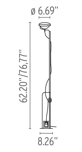 Flos Toio LED Floor Lamp