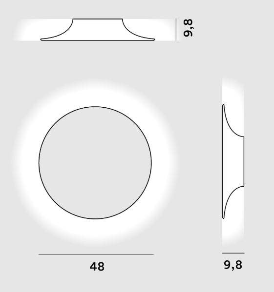 Foscarini Anoor Wall/Ceiling Lamp