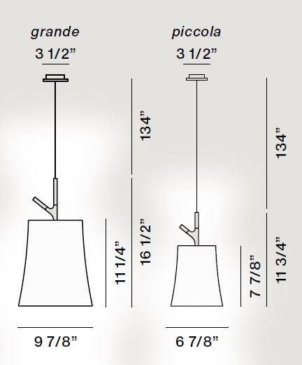 Foscarini Birdie Suspension Lamp