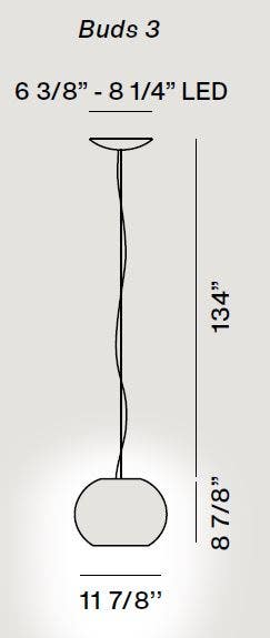 Foscarini Buds 3 Suspension Lamp