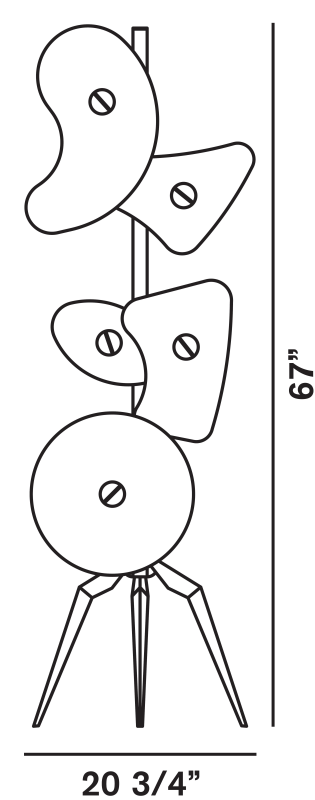 Foscarini Orbital Floor Lamp