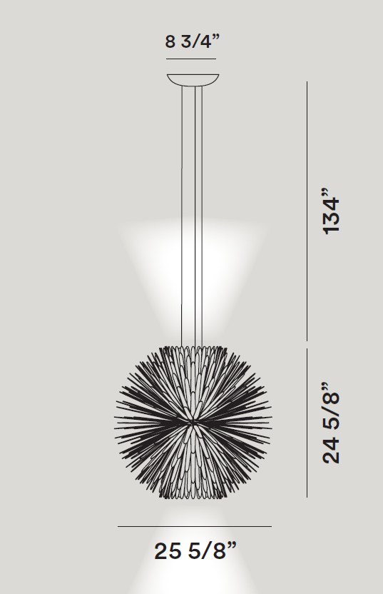Foscarini Sun-Light of Love Suspension Lamp