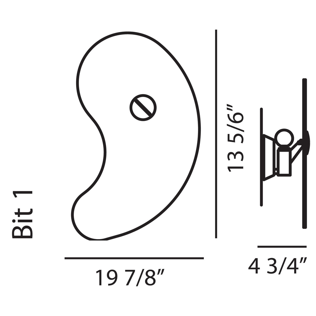 Foscarini Bit 1 Wall Lamp