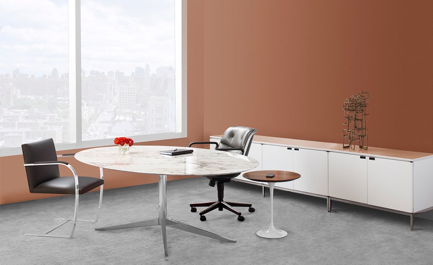 Knoll Florence Knoll® Credenza - Four Position (Four Storage Cabinets) Style 1