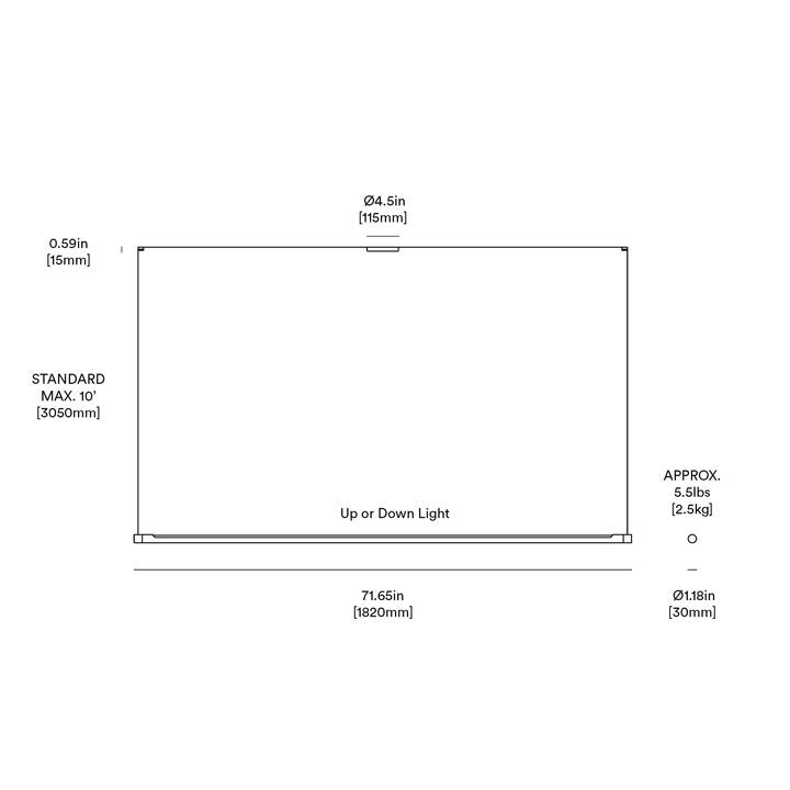 Anony Form Linear Suspension Lamp